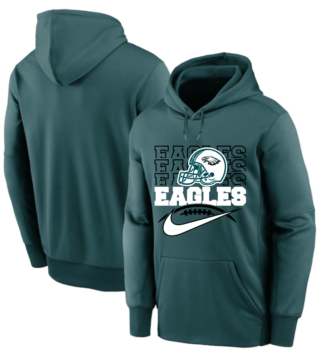 Men 2025 Philadelphia Eagles green hoodie style 16->philadelphia eagles->NFL Jersey